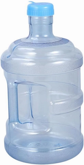PartyKindom Plastic Water Storage Bucket with Handle for Use Purified Water Pail Ideal for Daily Hydration and Utility Needs