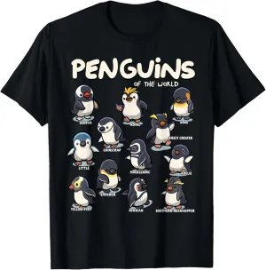 Penguin Penguins Animals of the World Penguin Lovers T-Shirt
