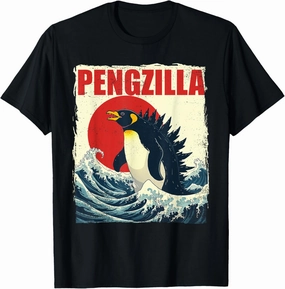 Pengzilla - Penguin Lover Bird Watcher T-Shirt