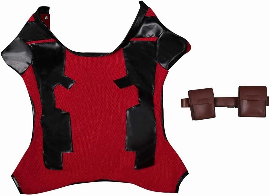 Pet Costume Puppy Uniform Clothing Dog Halloween Outfit Cat Clothes Roleplay Props with Belt Bag Cosplay Accessories