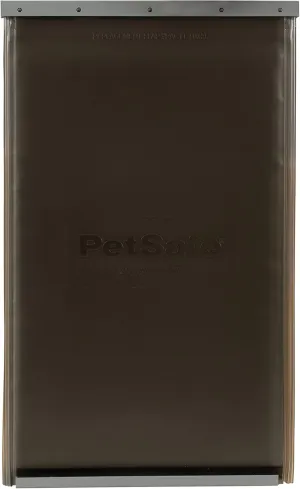 PetSafe Extreme Weather Sliding Glass Pet Door Replacement Flaps – Energy Efficient – Size Large – Compatible Extreme Weather Sliding Glass Pet Door for Dogs and Cats