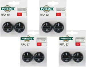 PetSafe RFA-67 Batteries Economy, 2 batteries (Pack of 4)