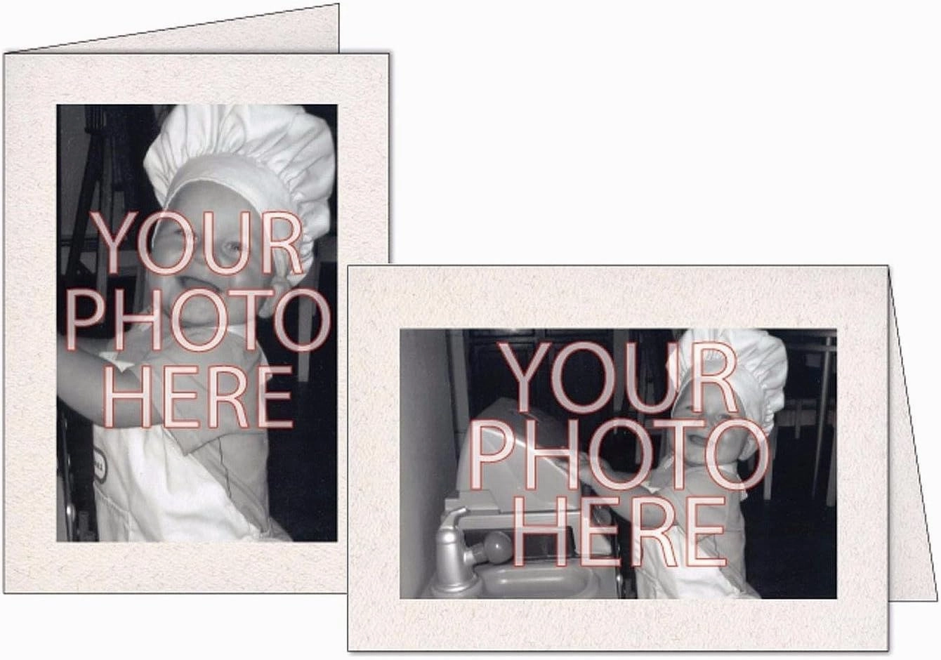 Photographer's Edge, Photo Insert Card, Natural, Set of 10 for 4x6 Photos