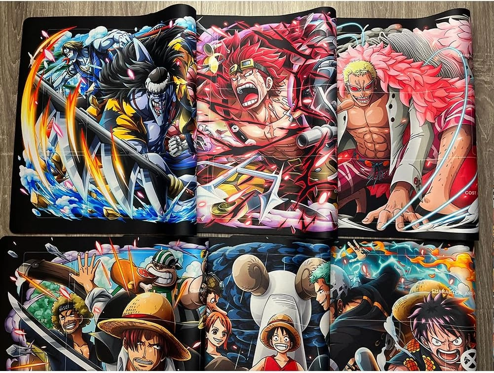 Playmat Trading Card Game OPCG Mat CCG MTG Playmat TCG Card Game Table Mat Mouse Pad 600X350mm   Free Bag (H006) (Nico Robin 172)