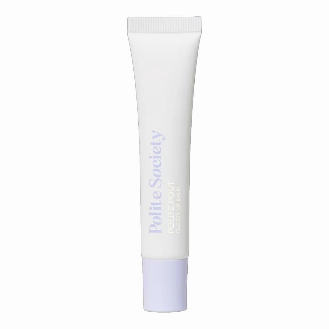 Polite Society Polite Pout Glossy Moisturizing Lip Balm (Color: Coconut Cream-clear) - Size:(15 g / 0.5 oz)