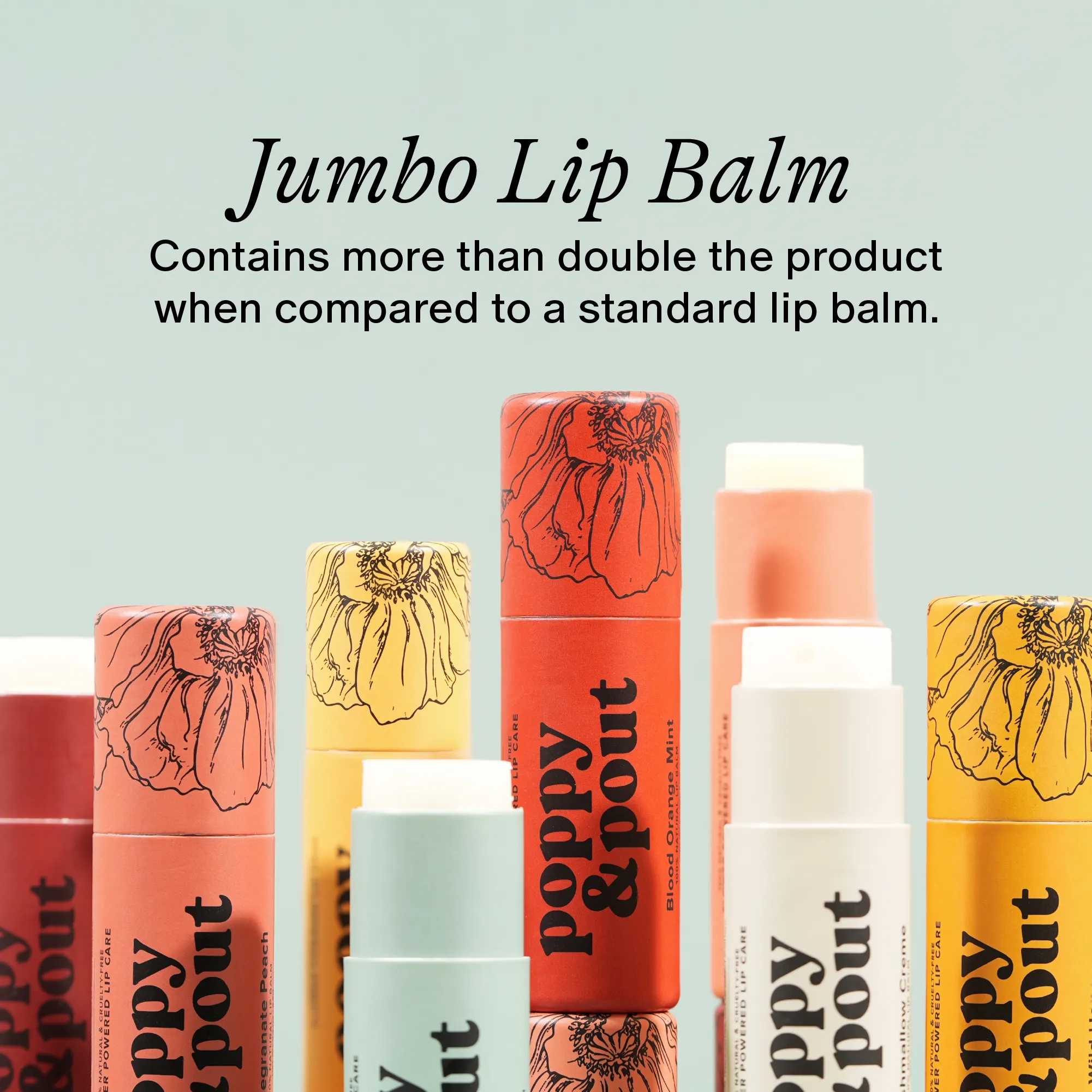 Poppy and Pout Lip Balm, Marshmallow Creme