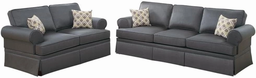 Poundex Sofas, Charcoal