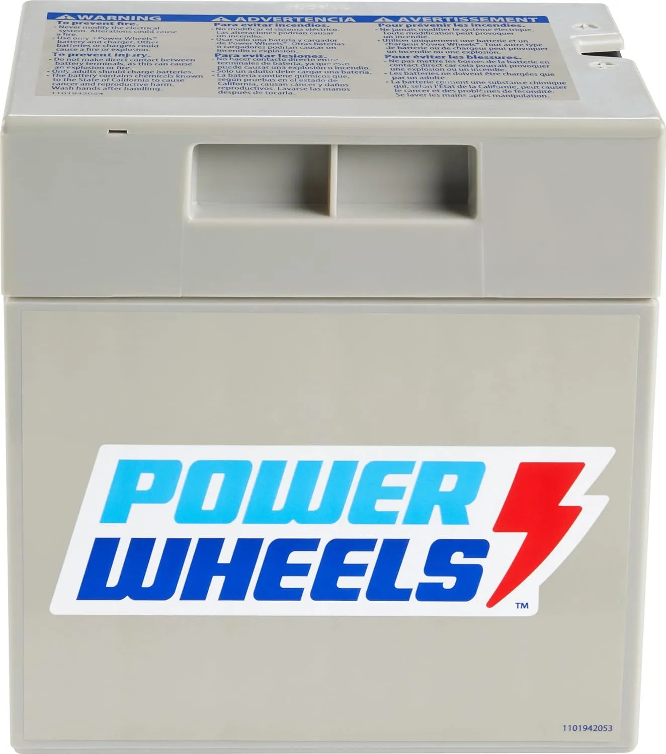 Power Wheels Ride-On Toy Replacement Battery 12-Volt 12-Ah Rechargeable for Preschool Vehicles