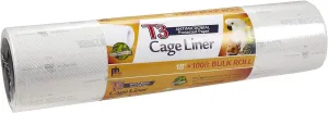 Prevue Hendryx Pet Products T3 Cage Liner, 18-Inch by 100-Feet White