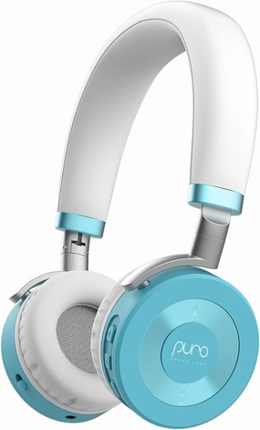 Puro Sound Labs JuniorJam Plus Volume Limiting Headphones for Kids, Safer Audio to Protect Hearing- Adjustable Bluetooth Headphones for Tablets, Smartphones, PCs- 22-Hour Battery Life (Teal)