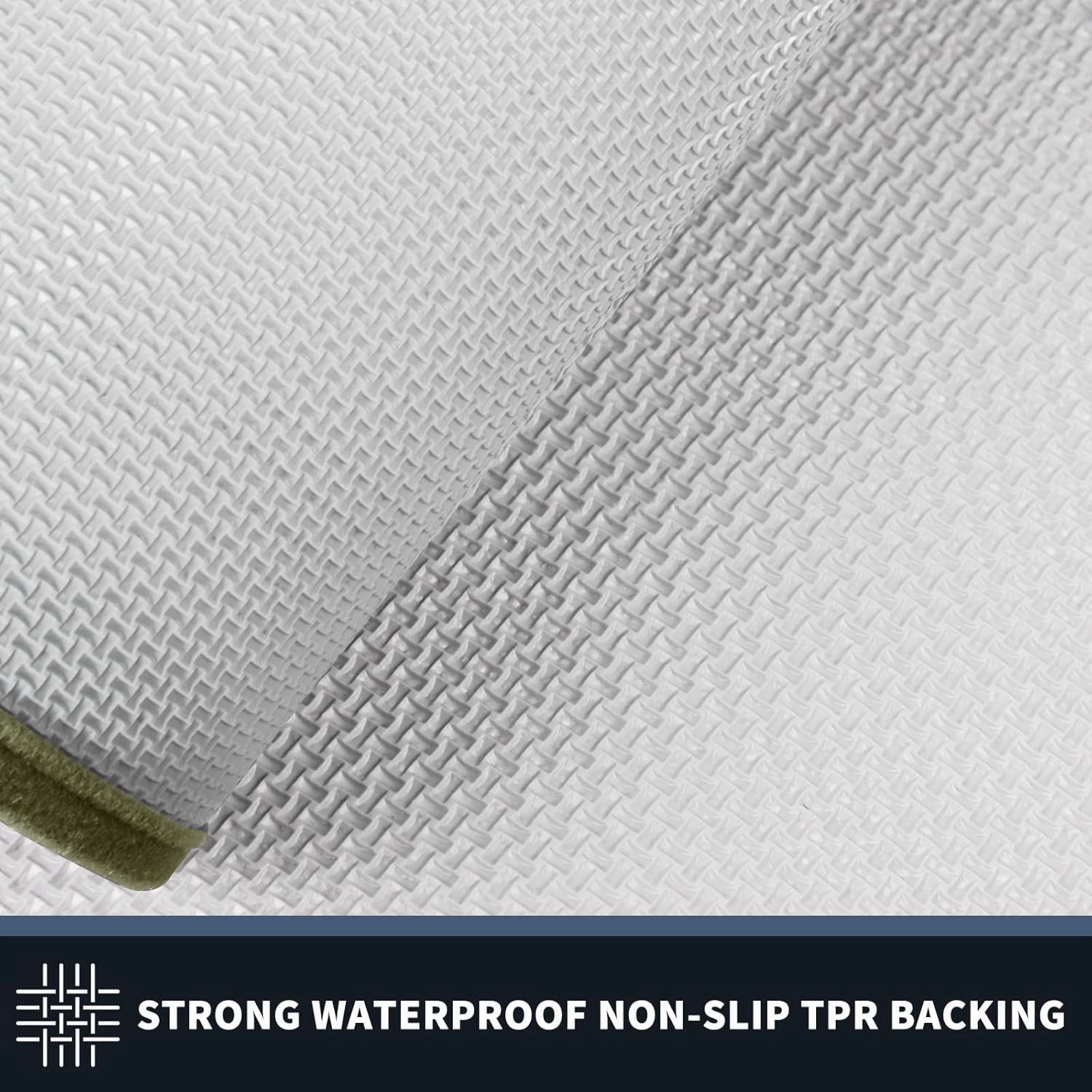 PURRUGS Dirt Trapper Door Mat 24" x 60", Non-Slip/Skid Machine Washable Entryway Rug, Shoes Scraper, Area Rug, Super Absorbent Welcome Mat for Muddy Wet Shoes and Paws, Budding Green & Sage Green