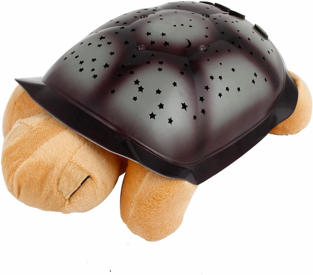 Qtqgoitem Nursery Tricolor LED Star Twilight Turtle Night Sky Constellations (Model: 070 ba8 543 14d 08f)