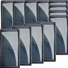 Rat & Mouse Glue Traps 12 Pack, Large Bulk Traps, Indoor for Home, Pre-Scented Adhesive Plastic Tray Inside House, Snake, Mice, Spider Pet Safe