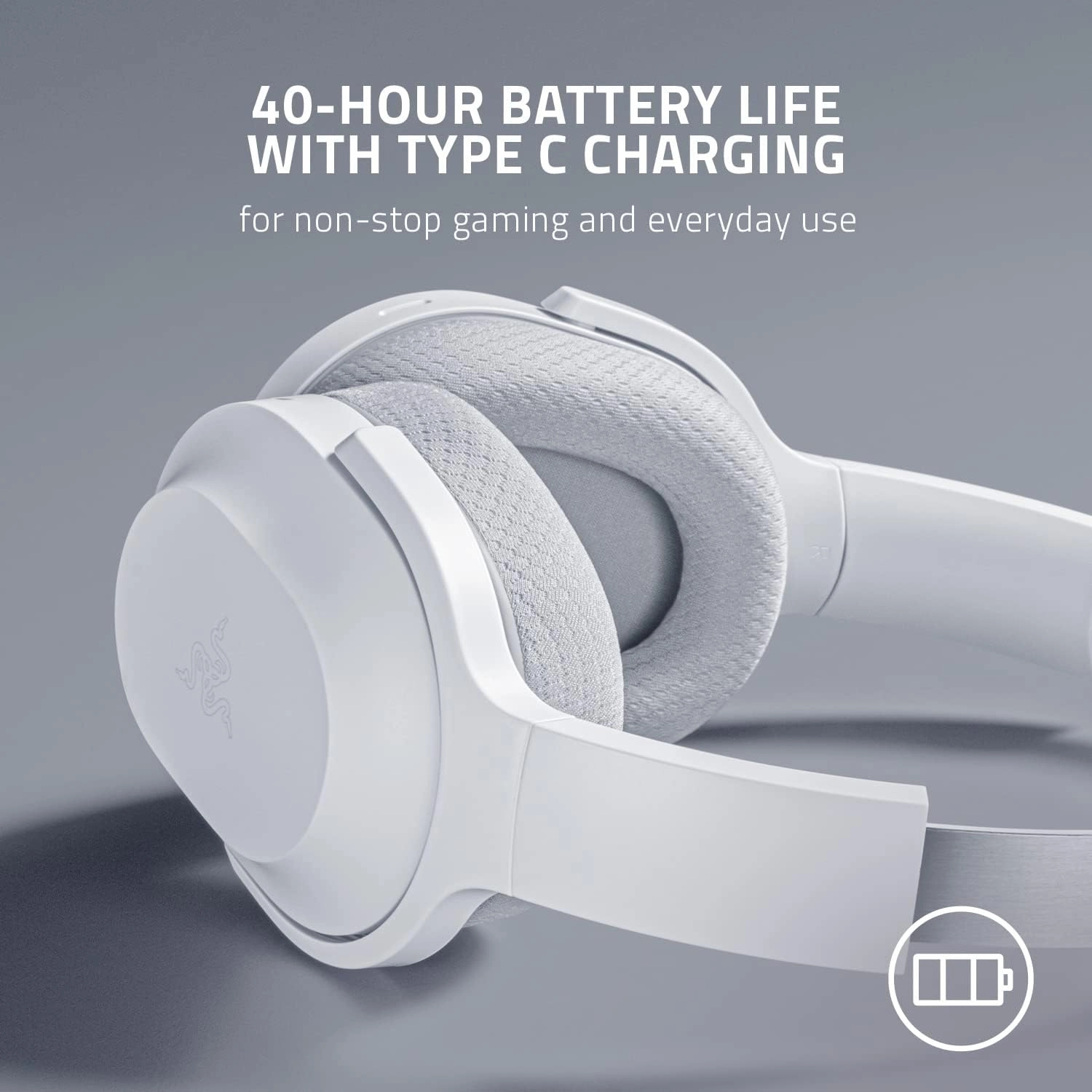 Razer Barracuda Video Game Headset Barracuda Mercury White