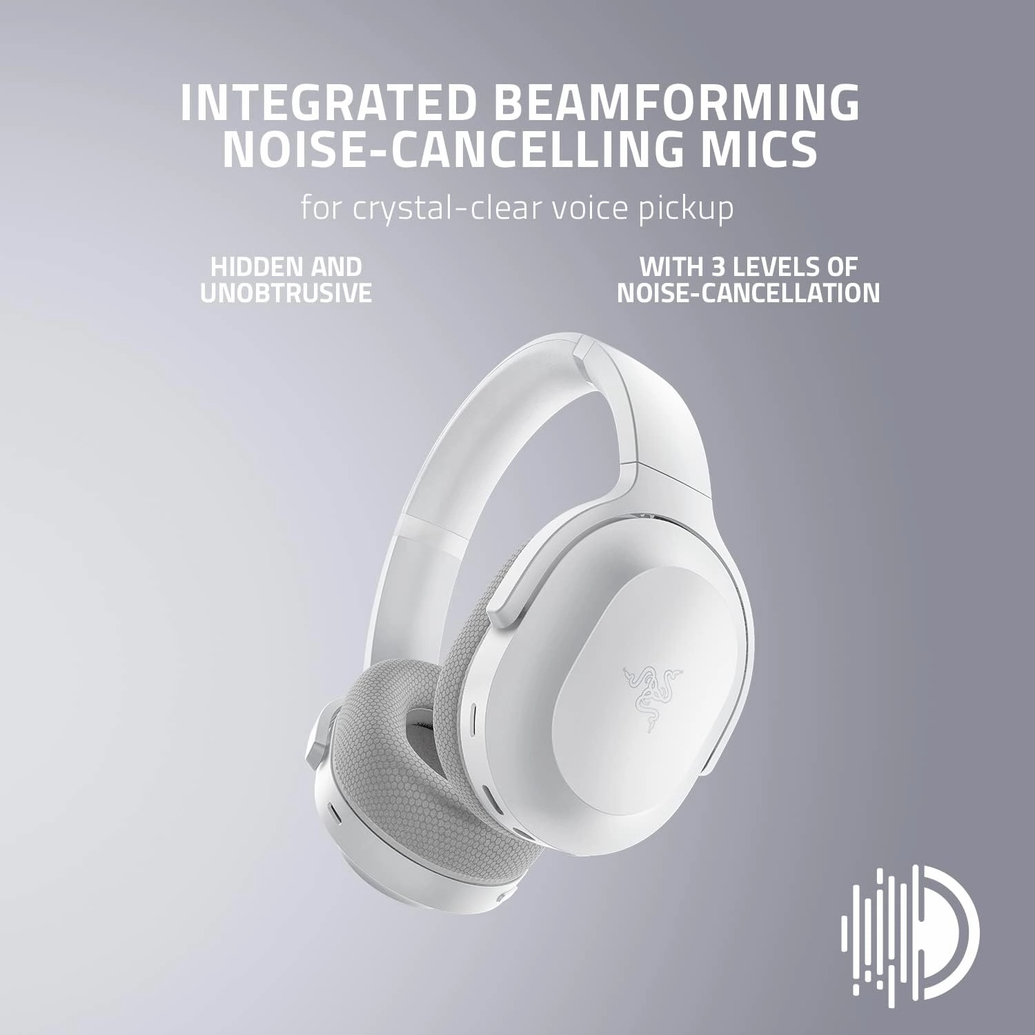 Razer Barracuda Wireless Gaming Headset: 2.4GHz   Bluetooth, Noise-Cancelling Mic, 50mm Drivers, 40Hr Battery - For PC, Playstation, Switch, Android, iOS