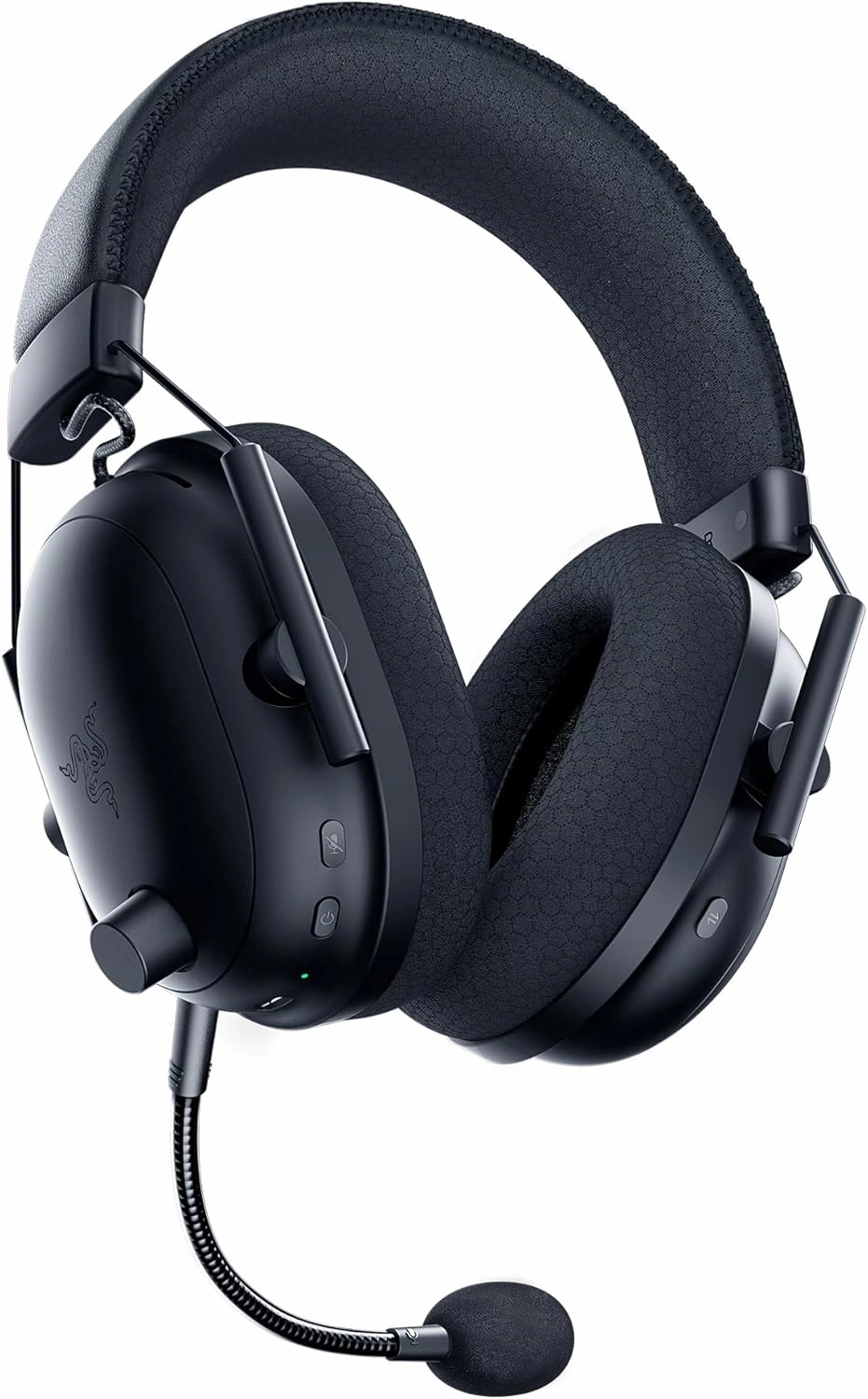 Razer BlackShark V2 Pro Wireless Gaming Headset 2023 Edition: Detachable Mic - Pro-Tuned FPS Profiles - 50mm Drivers - Noise-Isolating Earcups w/Ultra-Soft Memory Foam - 70 Hr Battery Life - Black