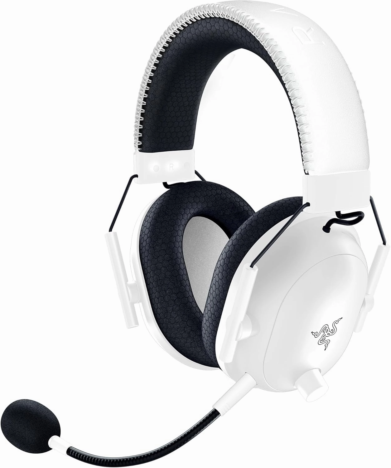 Razer BlackShark V2 Pro Wireless Gaming Headset 2023 Edition: Detachable Mic - Pro-Tuned FPS Profiles - 50mm Drivers - Noise-Isolating Earcups w/Ultra-Soft Memory Foam - 70 Hr Battery Life - White
