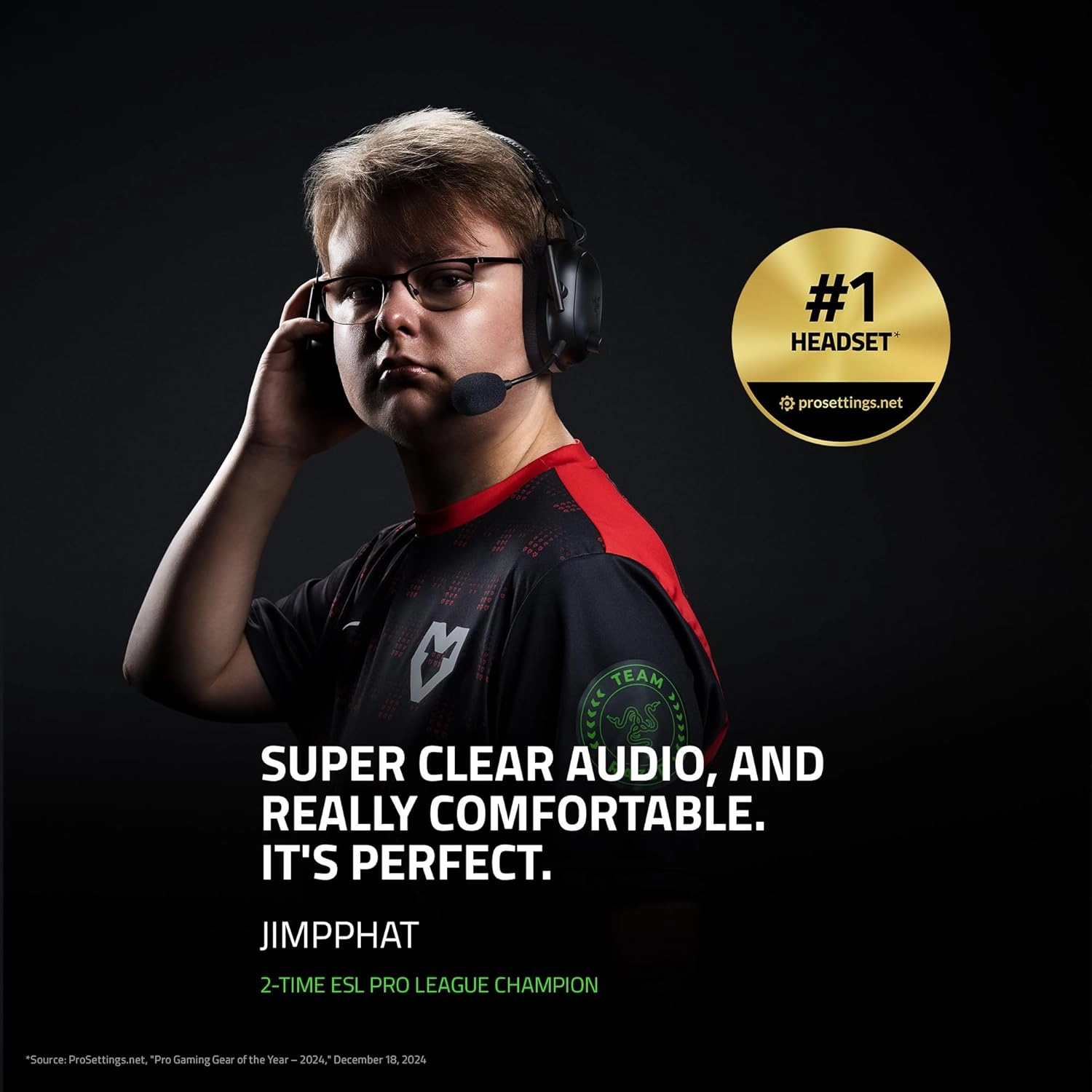 Razer BlackShark V2 Pro Wireless Gaming Headset 2023 Edition: Detachable Mic - Pro-Tuned FPS Profiles - 50mm Drivers - Noise-Isolating Earcups w/Ultra-Soft Memory Foam - 70 Hr Battery Life - White