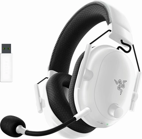Razer BlackShark V2 Pro Wireless Gaming Headset 2023 Edition: Detachable Mic - Pro-Tuned FPS Profiles - 50mm Drivers - Noise-Isolating Earcups w/Ultra-Soft Memory Foam - 70 Hr Battery Life - White