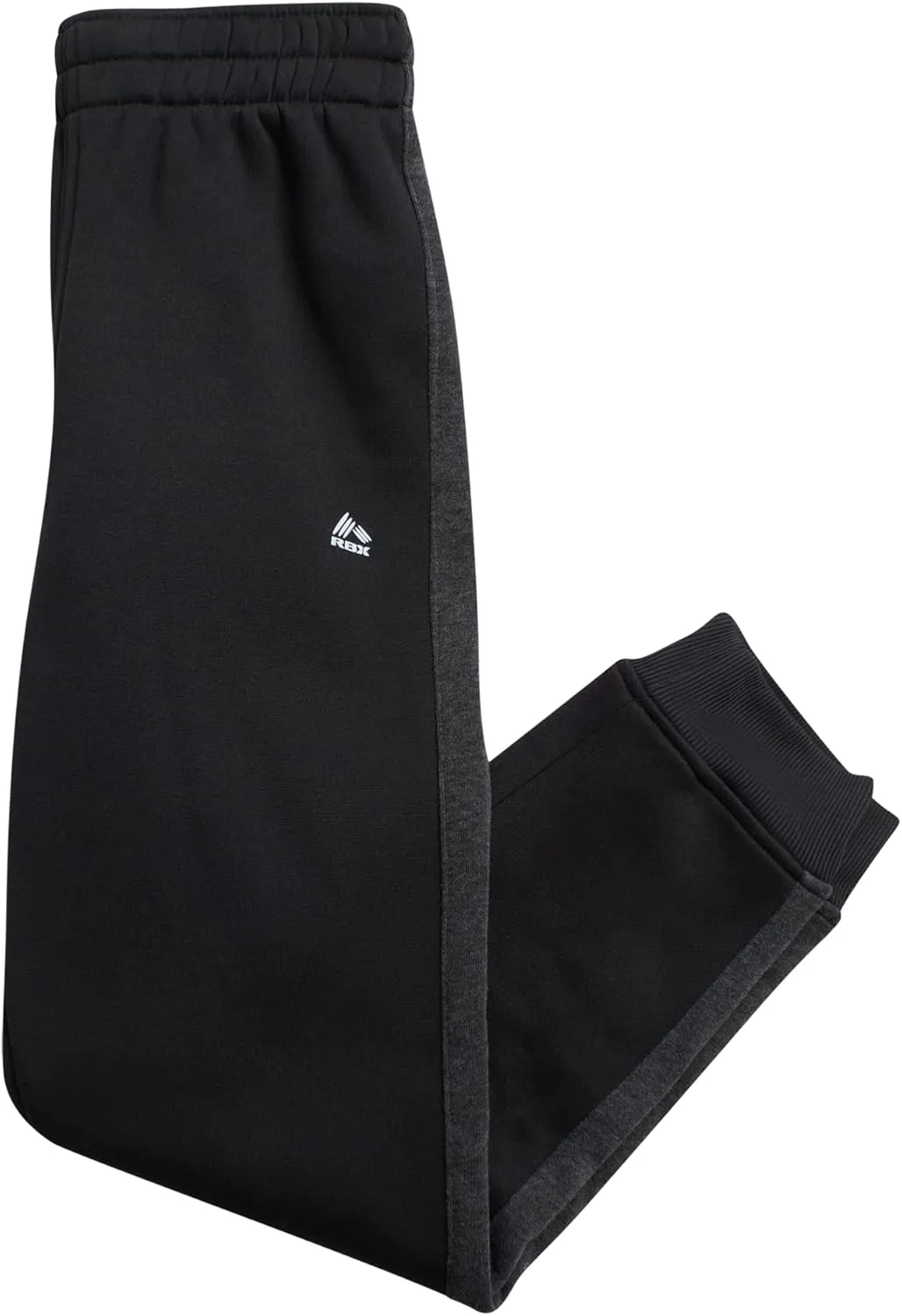 RBX Boys Active Jogger Set - 3 Piece Performance Fleece Sweatshirt, Jogger Sweatpants, T-Shirt - Activewear for Boys (2T-12)