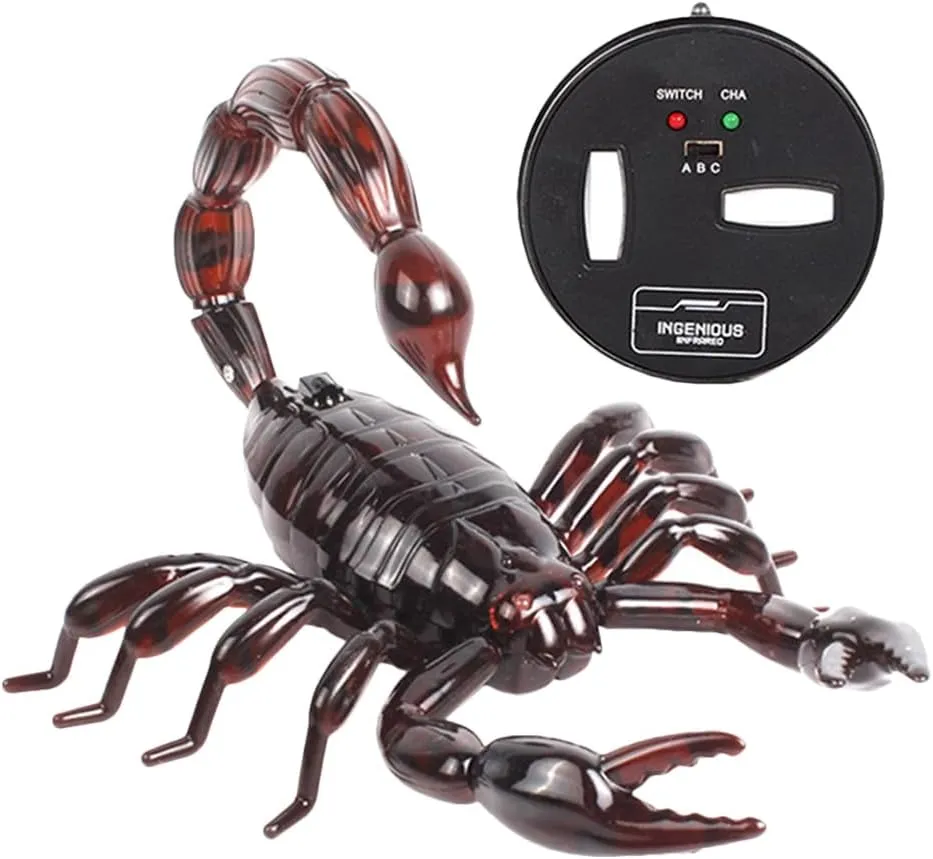 RC Scorpion Remote Crawling Electric Luminous Robot, Bionic Pet Model Children Boy Tricky Toy