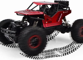 RC Car 1:16 Remote Control Car Monster Trucks with 2 Rechargeable Batteries 4WD Off All Terrain RC Car Rechargeable Vehicles Toy Gift for Boys Girls