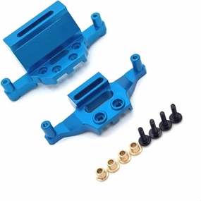 RC Car DIY Parts for MJX for JJRC C881120208 1/20 Metal Front and Rear Suspension Remote Control Crawler Car Upgrade Parts Accessories(Blue)