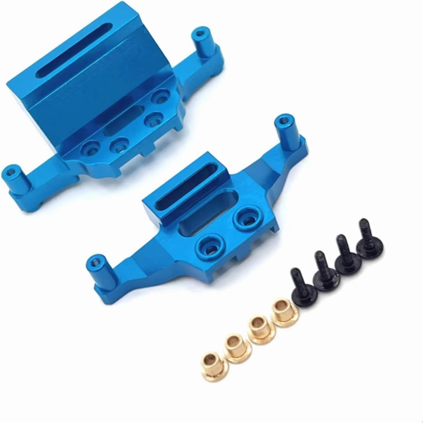 RC Car DIY Parts for MJX for JJRC C881120208 1/20 Metal Front and Rear Suspension Remote Control Crawler Car Upgrade Parts Accessories(Blue)