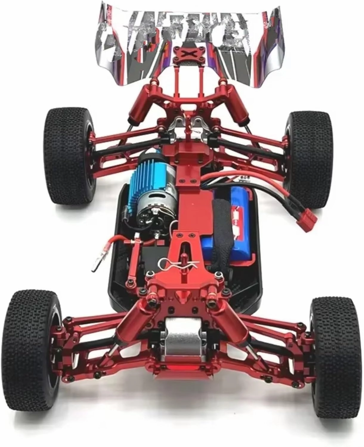 RC Car DIY Parts for Wltoys 144001 144010 144016 124016 124017 124018 124019 for RIaarIo 1/12 1/14 Metal Body Mount Post Shell Column RC Car Upgrade Parts(Red)