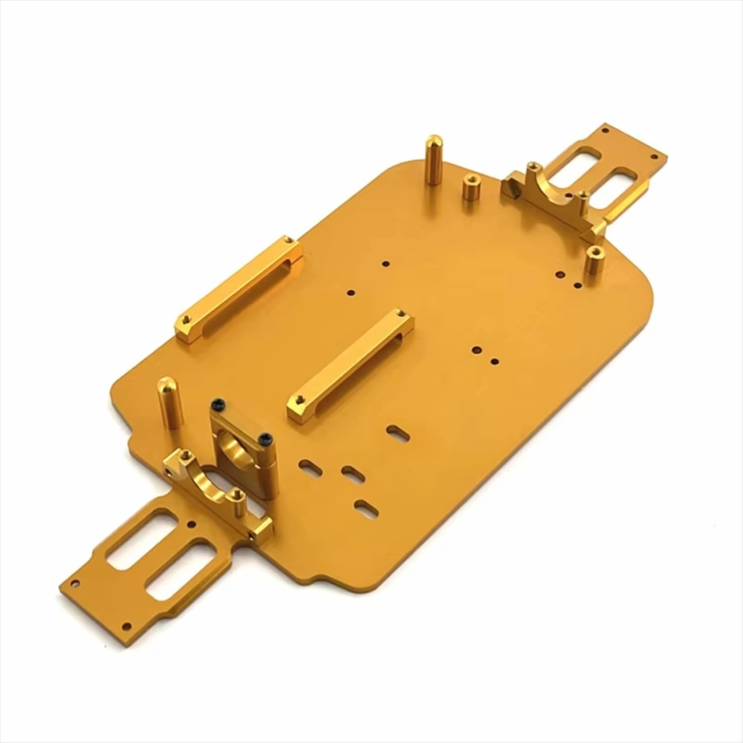 RC Car DIY Parts for WLtoys A949 A959 A969 A979 K929 1/18 Metal for Chassis Remote Control Crawler Car Upgrade Parts Accessories(Yellow)