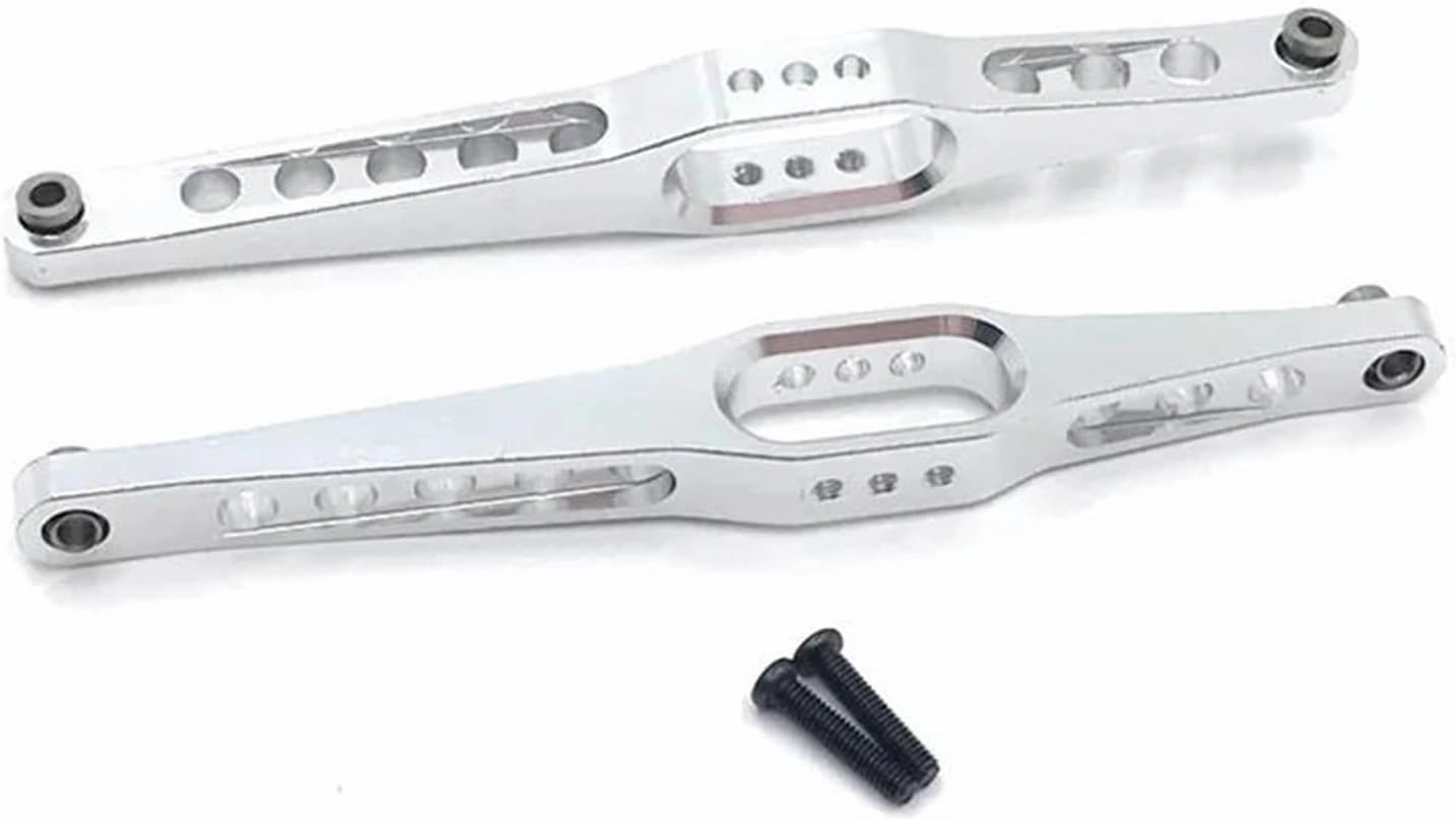 RC Car Upgrade Parts for Wltoys 12423 12427 12428 12429 12429 for FY01 FY02 FY03 FY07 FY08 RC Car Remote Control Car Support After Arm Metal Upgrade Parts Accessories(Silver)
