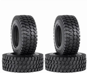 Rc Car Wheel Rim Tire Compatible with Axial for Yeti Jr 90069 D90 TF2 for Tamiya CC01 for MST for JIMNY RC Crawler Car 4Pcs 75MM 1.55Inch Rubber Wheel Tire Tyre