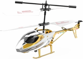 RC Helicopter with Gyro Stabilizer, 2.4G Remote Control Helicopter 3.5 CH RC Aircraft with LED Lights Toy Gift for Beginners | 8-10 Min Flight Time