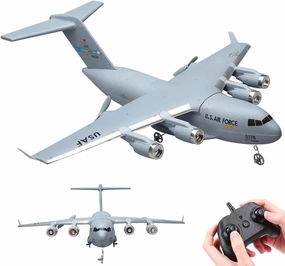 RC Plane,Remote Control Airplane Ready to Fly,2 Channels RC Airplane C17,Remote Control Plane for Boys Kids Adults Beginner