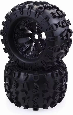 Rc Wheel Rim Tire for Redcat for Rovan for HPI for Savage for XL for Mounted for GT for Flux for HSP for ZD 1/8 for Monster Truck 2pcs for Racing Wheels Tires
