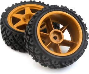 Rc Wheel Rim Tire for Tamiya for XV01 02 for TA06 for TT01 02 for PTG2 for A959 for HPI 4Pcs/2Pcs 1/10 for Racing Car Wheels for Rally Tyre 2mm Hex(2Pcs)
