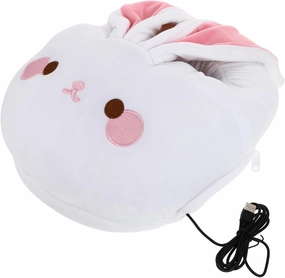 Rechargeable Foot Warmer for Cold Weather Comfortable Heating Shoes Plush Padding for Office Workers Students Gamers Foot Warmer