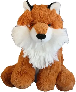 Recordable 8" Plush Roxy The Fox w/20 Second Digital Recorder for Special Messages, Rymes or Songs