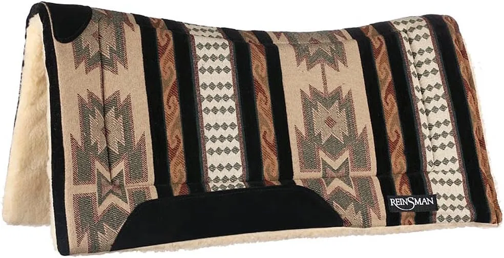 Reinsman Circle Y Saddle Pads, Square Contour Pad - Fleece; (24647)