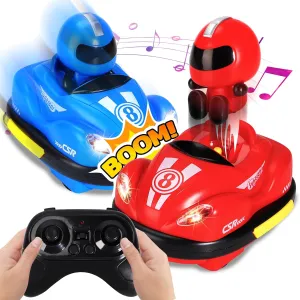 Remote Control car 2-Piece Set, Remote Control Ejection Bumper car, Ejection Remote Control Racing car Toy, Suitable for Children's Gifts for Boys and Girls Over 6  Years Old