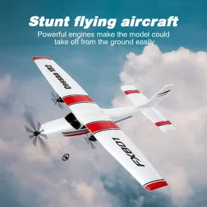 Remote Control Plane, 2.4Ghz 2 Channel RC Plane Ready to Fly,DIY RC Airplane Toy Durable EPP Foam Built-in 3-Axis Gyro System, Easy to Fly RC Aircraft for Beginners Kids and Adults(Two Batteries)