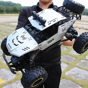 Remote Control Car 1:12 Off Road Truck, Metal Shell LED Headlights Offroad Monster RC Truck, RC Cars Toys for Boys 4-7 8-12 Year Old Kids, Gifts for Kids