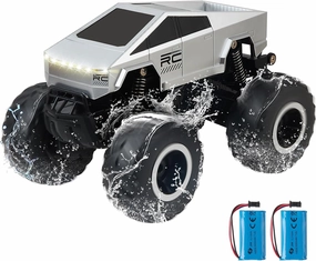 Remote Control Car Off-Road Pick-up Truck, 4WD Waterproof RC Trucks Toy RC Cars for All Terrain, 1:16 Scale Hobby Monster Truck Toys 2.4GHz Vehicles Kids Gifts for Boys/Girls Age 6 7 8 9 10-12 