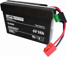 Replacement Battery 6V 9Ah for Kid Trax KT1510 Disney Princess Vespa Scooter 6-Volt Electric Ride On by UPSBatteryCenter®