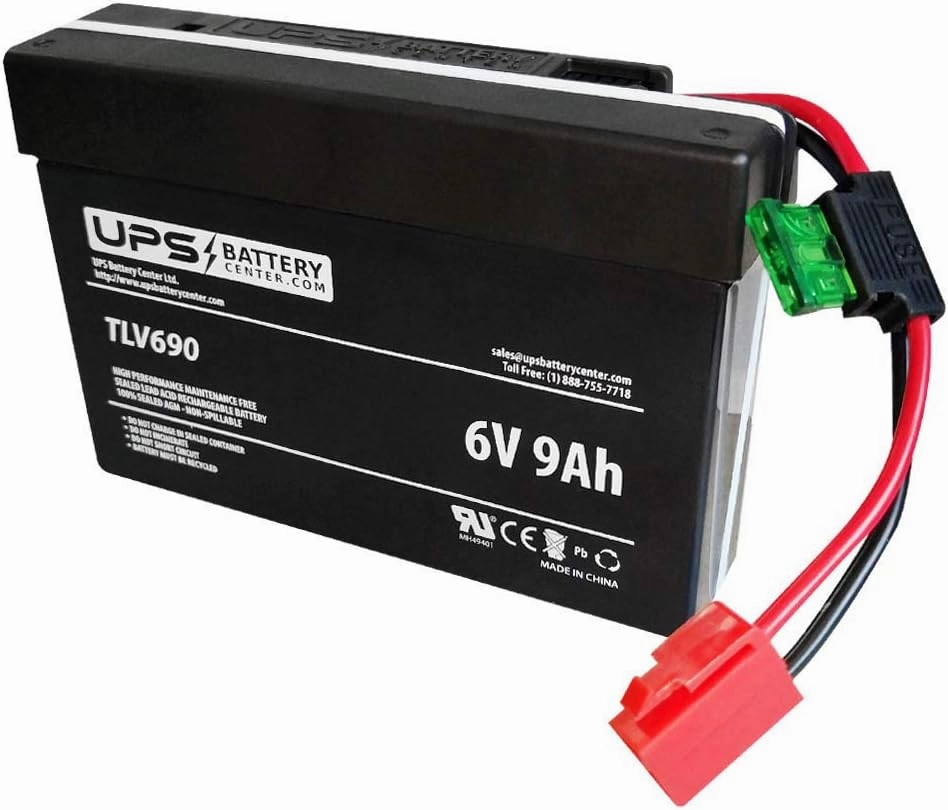 Replacement Battery 6V 9Ah for Kid Trax KT1510 Disney Princess Vespa Scooter 6-Volt Electric Ride On by UPSBatteryCenter®