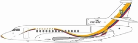Replica Aircraft Models 1:200 Scale Diecast Model Aircraft NG71022 Air Force for Dassault Falcon 7X FAE-052 Aviation Enthusiast Souvenirs Miniature Airplane Model