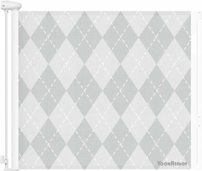 Retractable Baby & Dog Gate | 34" Tall | Extends to 130" Wide | Safety Mesh Gate for Stairs, Indoor/Outdoor, Doorways & Hallways
