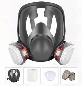 Reusable full Face Cover - 6800 full Respirаtor Face Cover,for Paint, Against Dust,Chemicals, Formaldehyde, Polishing,Staining,Car Spraying,Sanding &Cutting