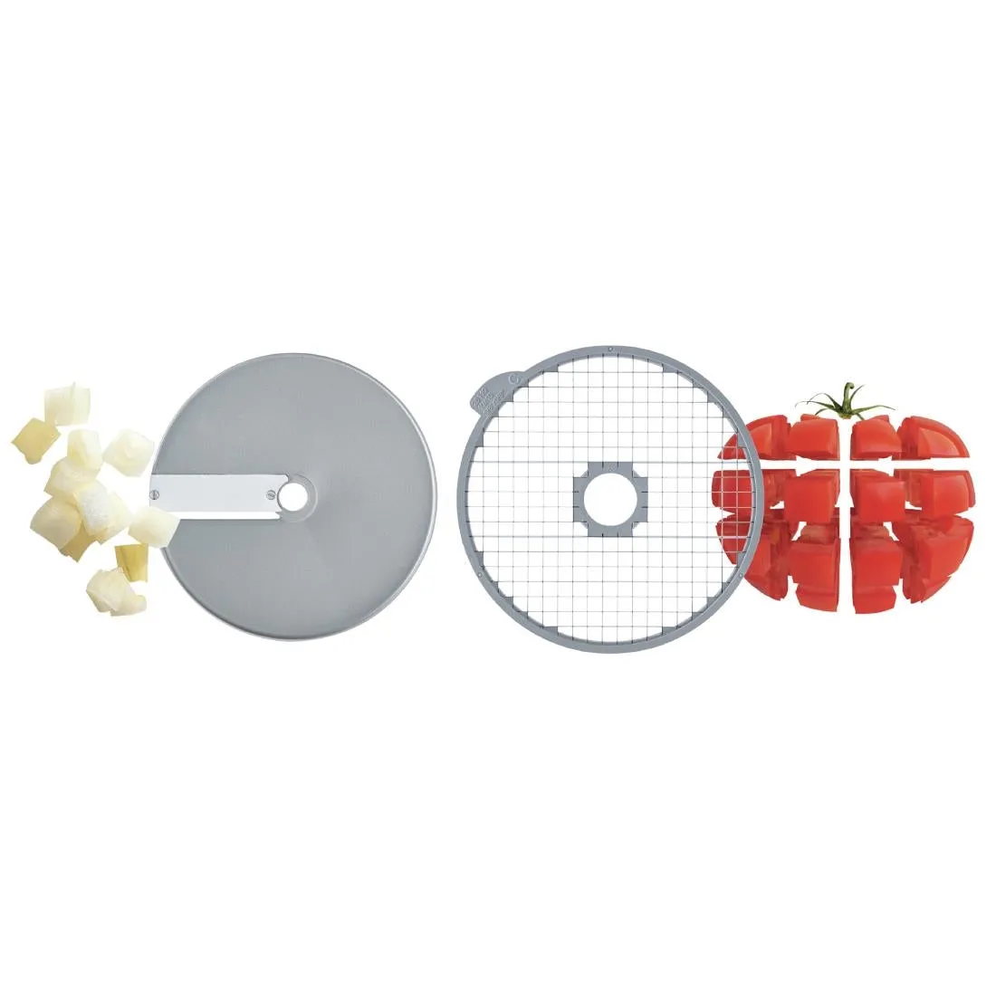 Robot Coupe Expert Mineral 10x10x10mm Dicing Disc Set 28112W