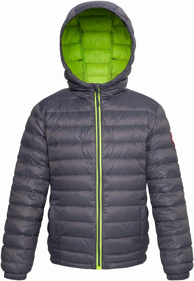 Rokka&Rolla Boys' Ultra Lightweight Packable Down Puffer Jacket Coat